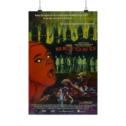 THE BEYOND 1981 - Paper Movie Poster 12″ x 18″ Matte - The Sticker Space