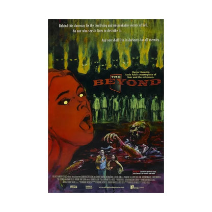 THE BEYOND 1981 - Paper Movie Poster - The Sticker Space