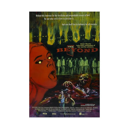 THE BEYOND 1981 - Paper Movie Poster - The Sticker Space