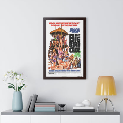 THE BIG BIRD CAGE 1972 - Framed Movie Poster-The Sticker Space