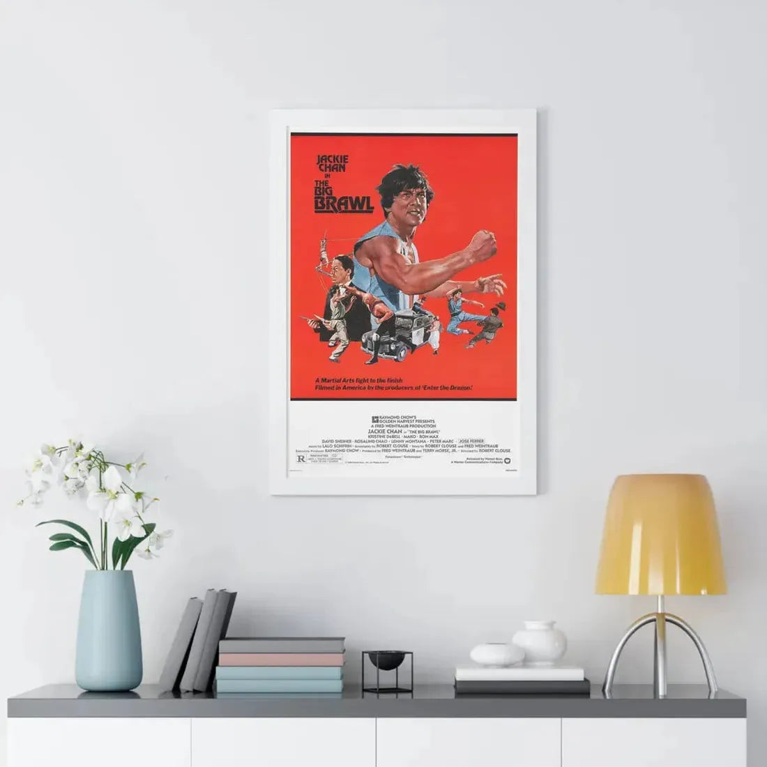 THE BIG BRAWL 1980 - Framed Movie Poster - The Sticker Space