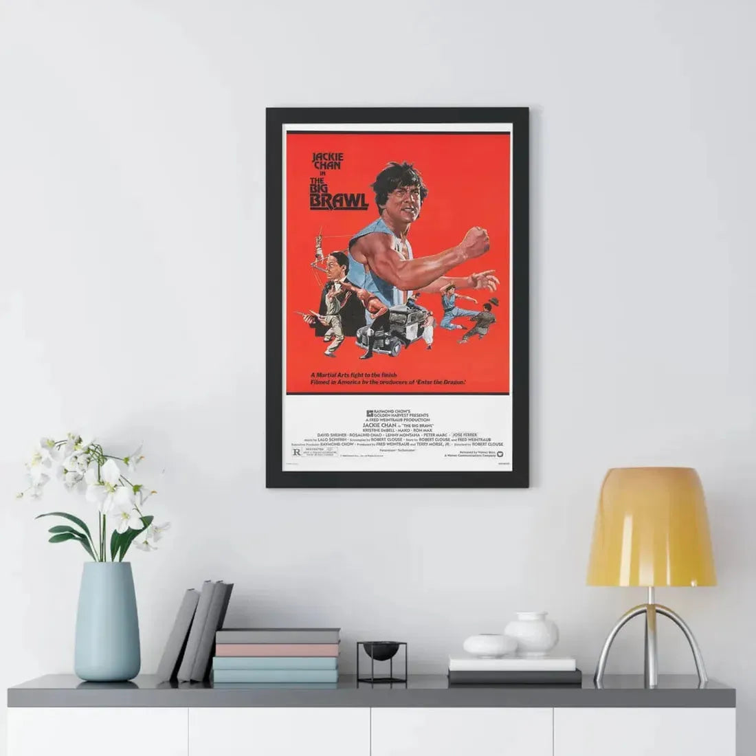 THE BIG BRAWL 1980 - Framed Movie Poster - The Sticker Space