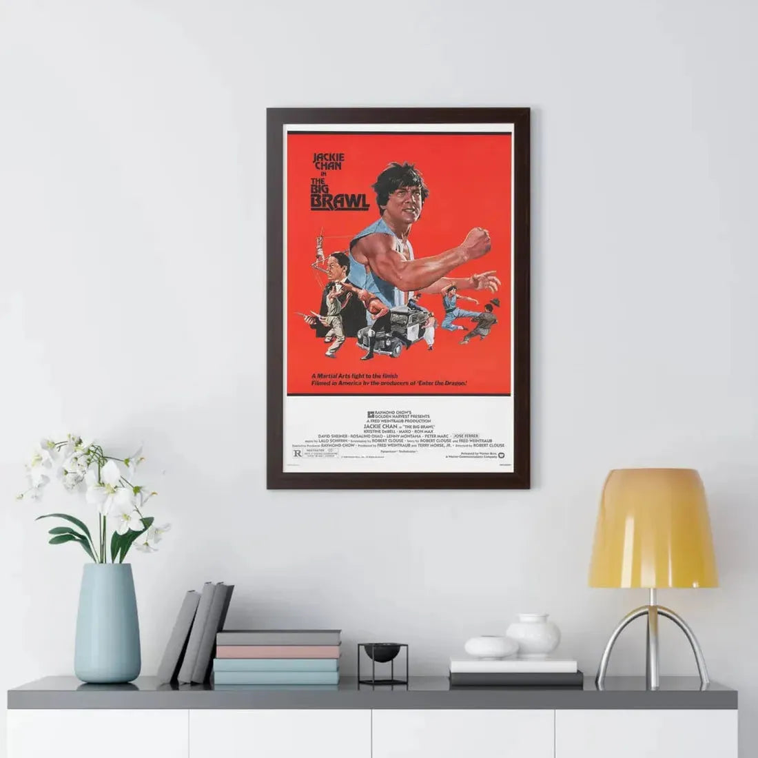 THE BIG BRAWL 1980 - Framed Movie Poster - The Sticker Space