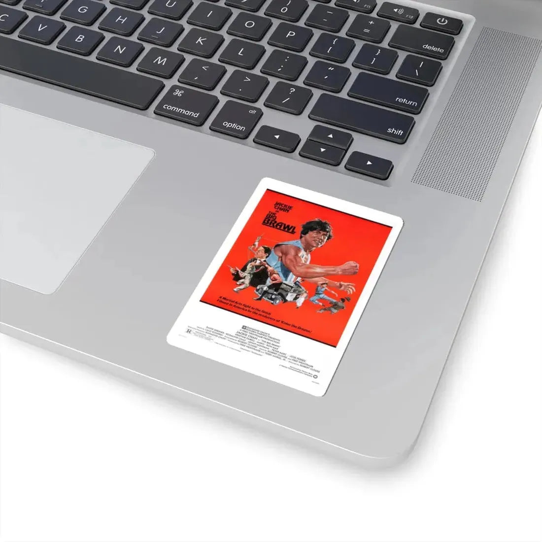 THE BIG BRAWL 1980 Movie Poster - STICKER Vinyl Kiss-Cut Decal - The Sticker Space