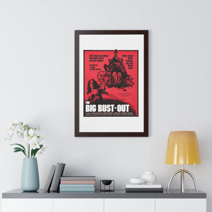 THE BIG BUST-OUT 1972 - Framed Movie Poster-The Sticker Space