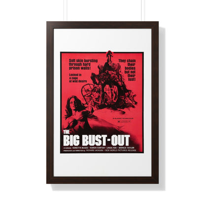 THE BIG BUST-OUT 1972 - Framed Movie Poster-20" x 30"-The Sticker Space