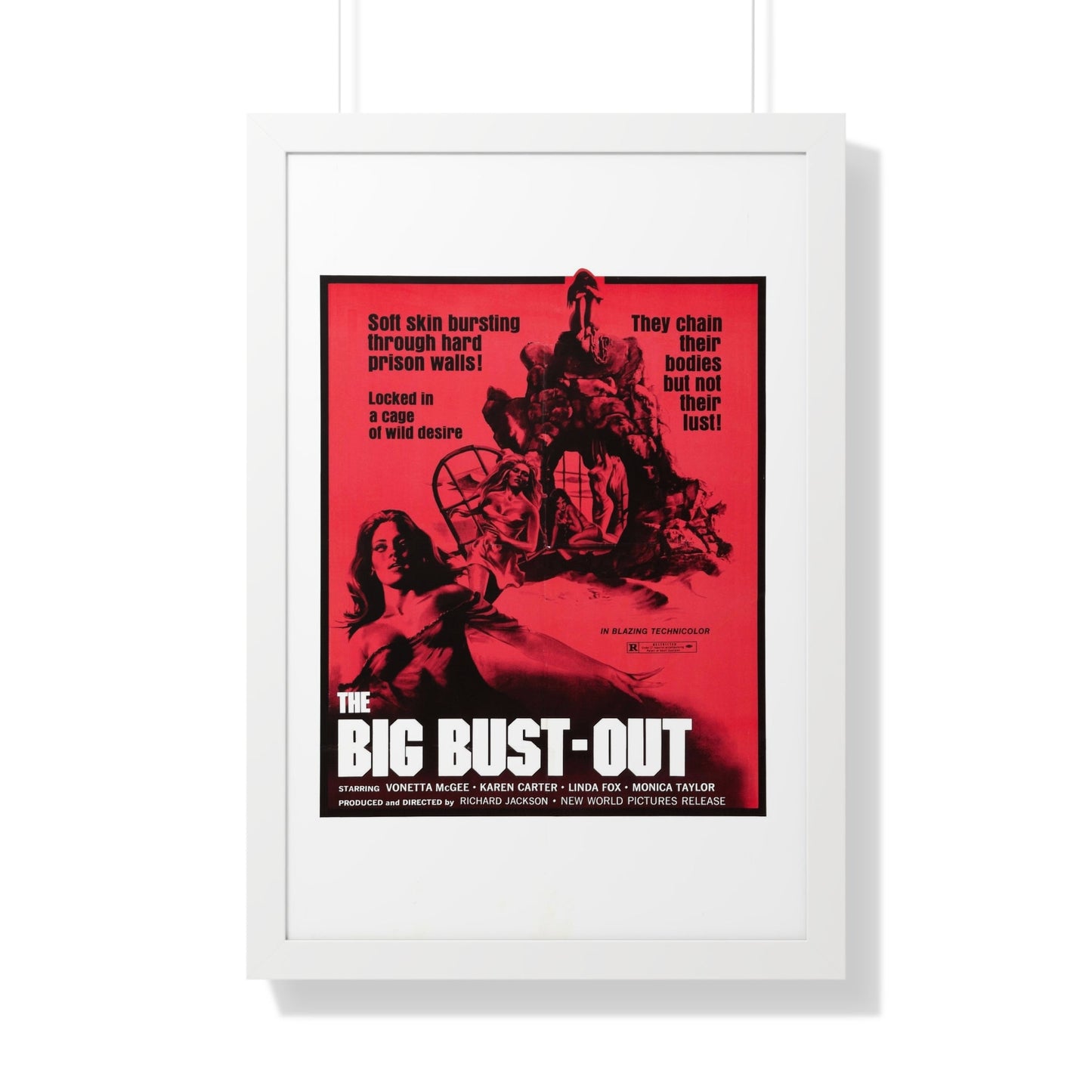 THE BIG BUST-OUT 1972 - Framed Movie Poster-20" x 30"-The Sticker Space