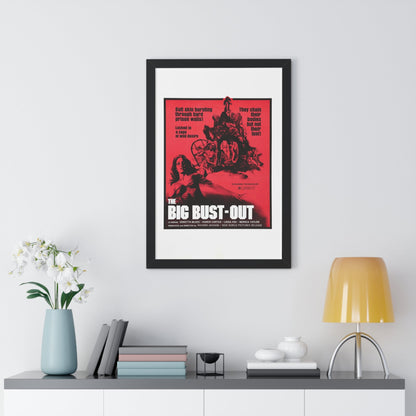 THE BIG BUST-OUT 1972 - Framed Movie Poster-The Sticker Space