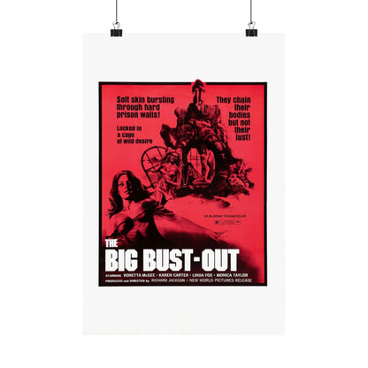 THE BIG BUST-OUT 1972 - Paper Movie Poster-12″ x 18″-The Sticker Space