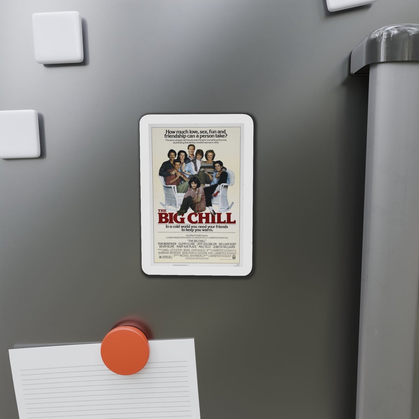 The Big Chill 1983 Movie Poster Die-Cut Magnet-The Sticker Space
