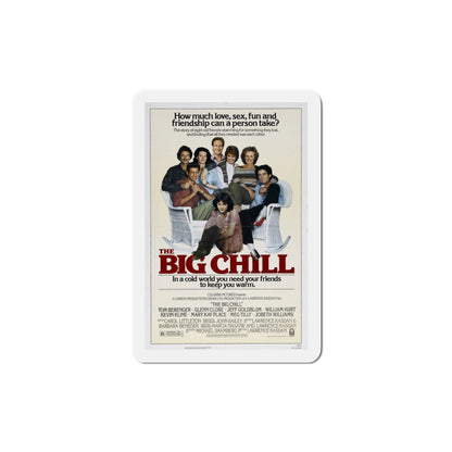 The Big Chill 1983 Movie Poster Die-Cut Magnet-4" x 4"-The Sticker Space