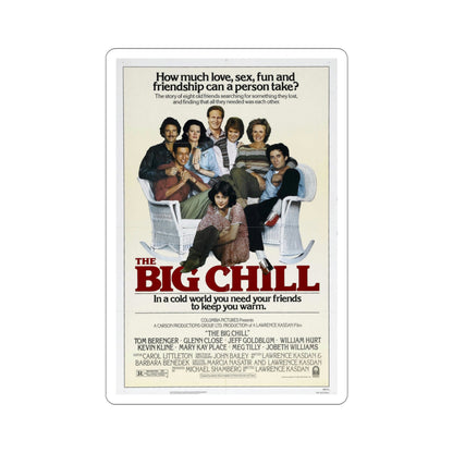 The Big Chill 1983 Movie Poster STICKER Vinyl Die-Cut Decal-4 Inch-The Sticker Space