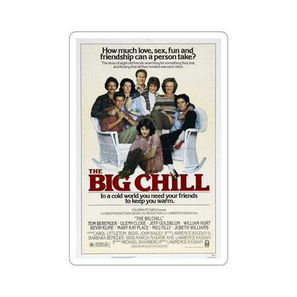The Big Chill 1983 Movie Poster STICKER Vinyl Die-Cut Decal-5 Inch-The Sticker Space