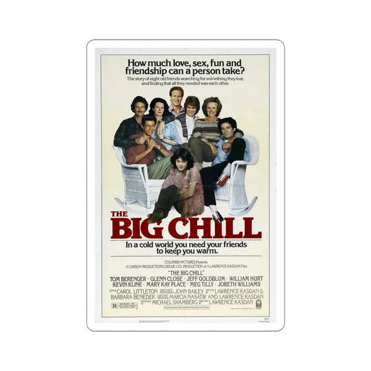 The Big Chill 1983 Movie Poster STICKER Vinyl Die-Cut Decal 6 Inch - The Sticker Space