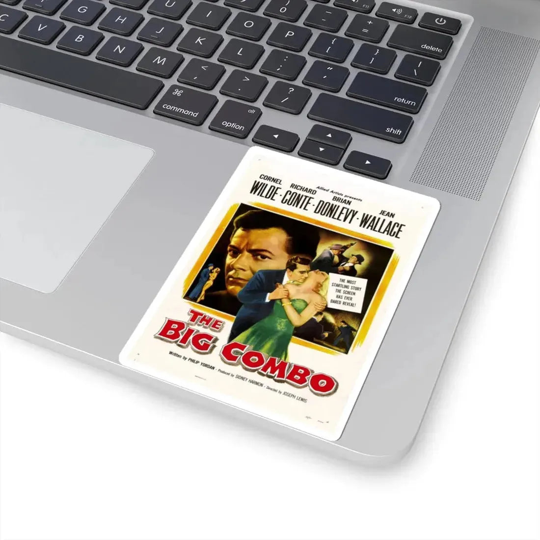The Big Combo 1955 Movie Poster - STICKER Vinyl Kiss-Cut Decal - The Sticker Space