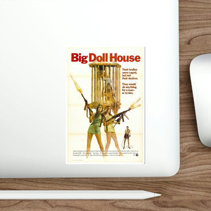 The Big Doll House 1971 Movie Poster STICKER Vinyl Die-Cut Decal-The Sticker Space