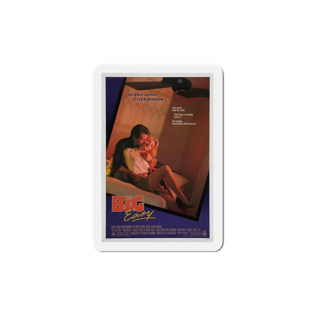 The Big Easy 1987 Movie Poster Refrigerator Magnet 5 Inch - The Sticker Space