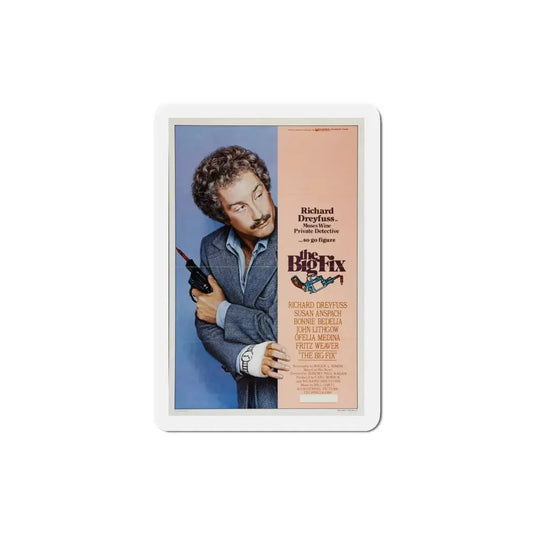 The Big Fix 1978 Movie Poster Refrigerator Magnet 3 Inch - The Sticker Space