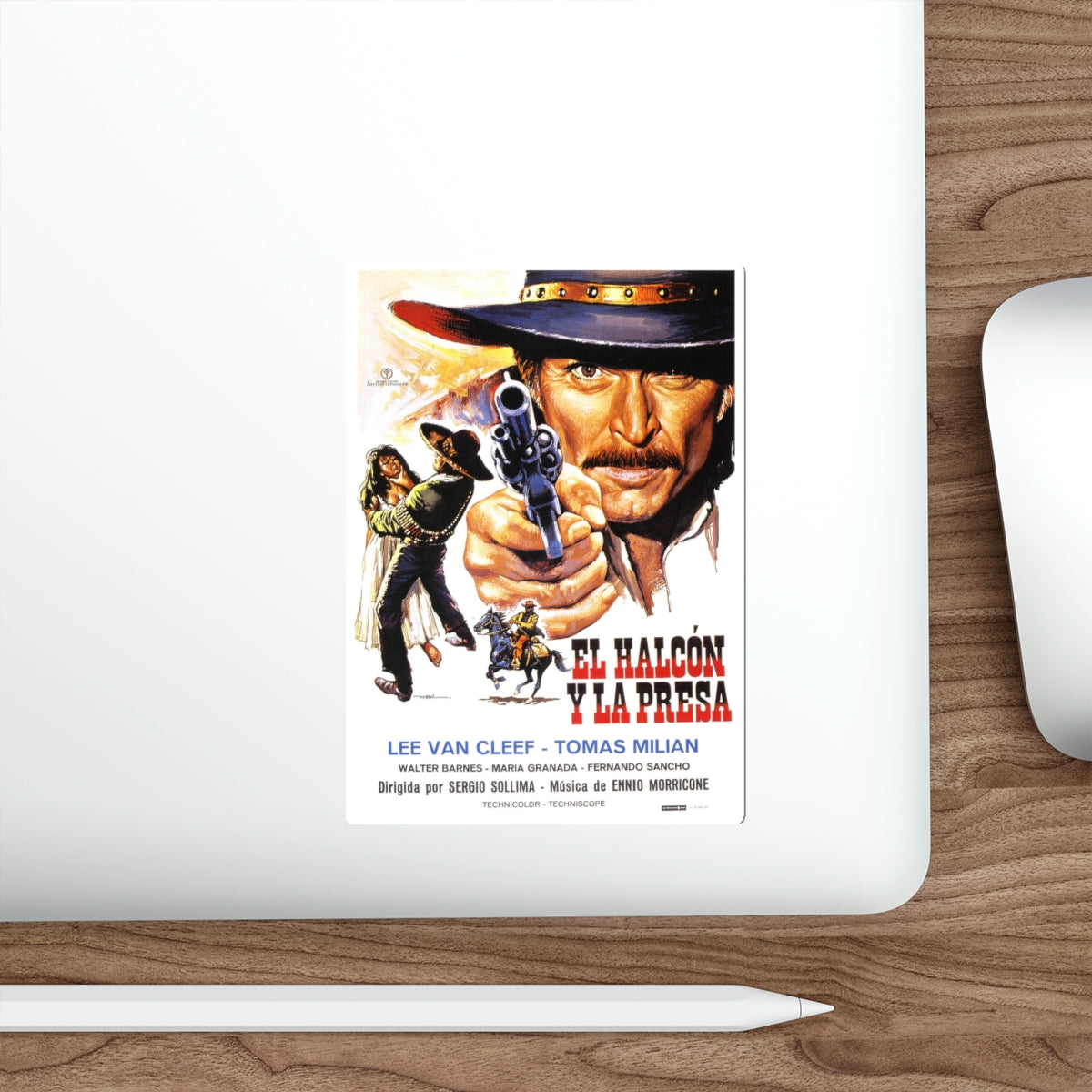 THE BIG GUNDOWN (SPANISH) 1966 Movie Poster STICKER Vinyl Die-Cut Decal-The Sticker Space