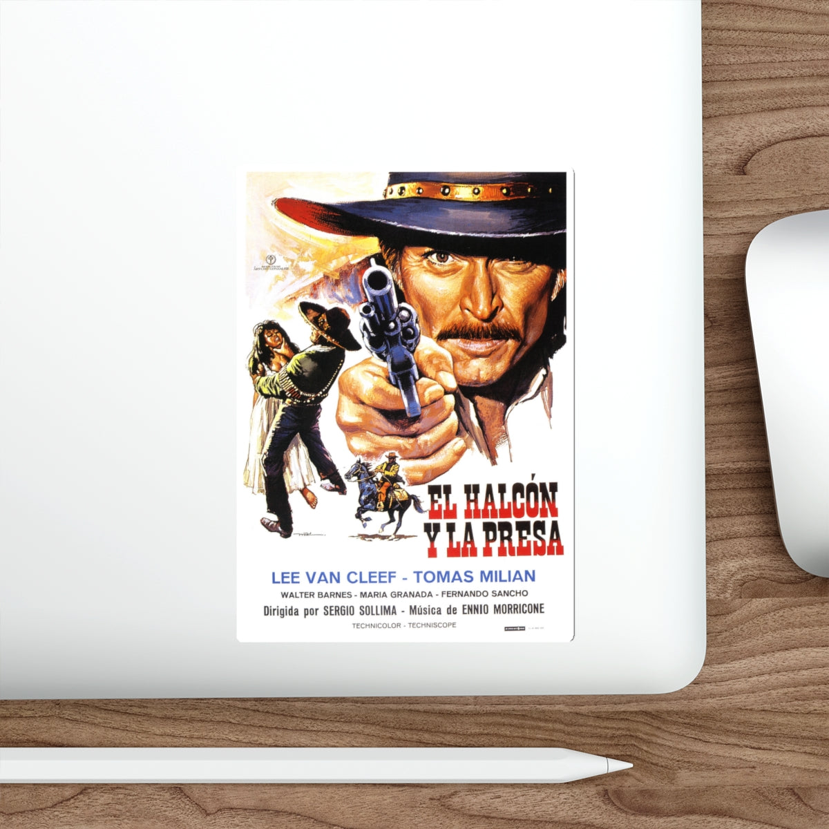 THE BIG GUNDOWN (SPANISH) 1966 Movie Poster STICKER Vinyl Die-Cut Decal-The Sticker Space