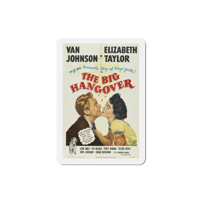 The Big Hangover 1950 Movie Poster Refrigerator Magnet 3 Inch - The Sticker Space