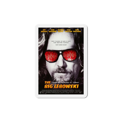 The Big Lebowski 1998 2 Movie Poster Die-Cut Magnet-5" x 5"-The Sticker Space