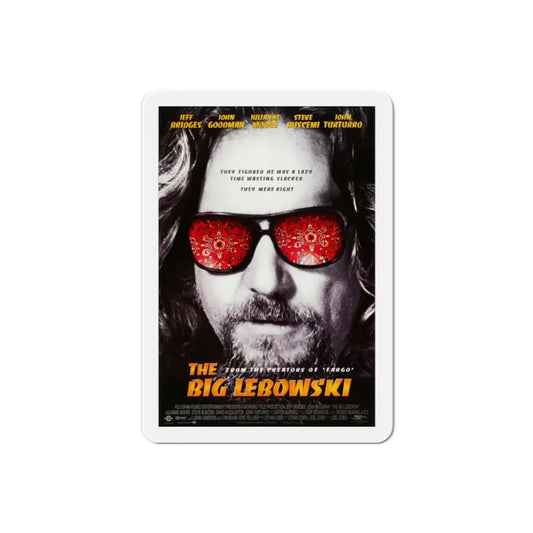 The Big Lebowski 1998 2 Movie Poster Refrigerator Magnet 2 Inch - The Sticker Space