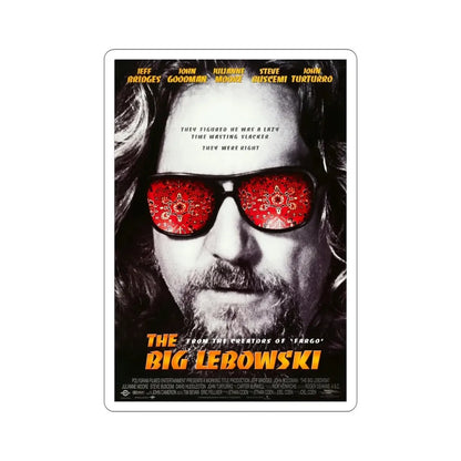 The Big Lebowski 1998 2 Movie Poster STICKER Vinyl Die-Cut Decal 5 Inch - The Sticker Space