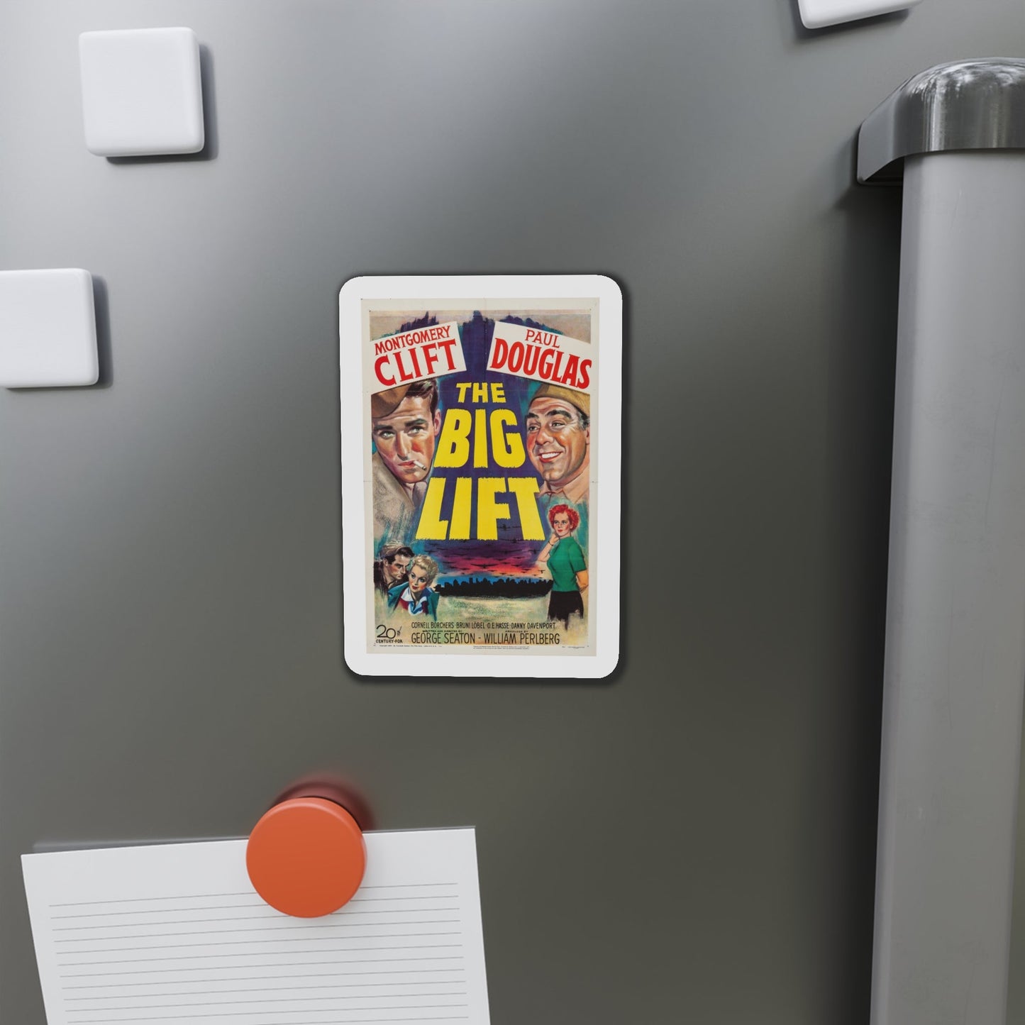 The Big Lift 1950 Movie Poster Die-Cut Magnet-The Sticker Space