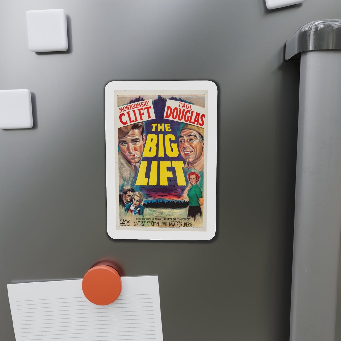 The Big Lift 1950 Movie Poster Die-Cut Magnet-The Sticker Space