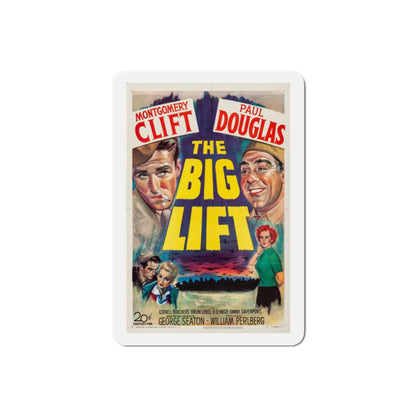 The Big Lift 1950 Movie Poster Die-Cut Magnet-2 Inch-The Sticker Space