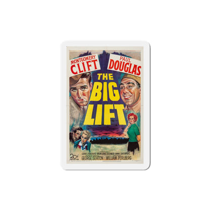 The Big Lift 1950 Movie Poster Die-Cut Magnet-4 Inch-The Sticker Space