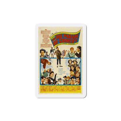 The Big Parade of Comedy 1964 Movie Poster Die-Cut Magnet-3 Inch-The Sticker Space