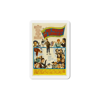 The Big Parade of Comedy 1964 Movie Poster Refrigerator Magnet 5 Inch - The Sticker Space