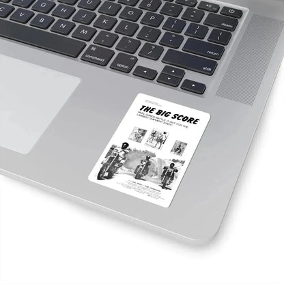 THE BIG SCORE 1983 Movie Poster - STICKER Vinyl Kiss-Cut Decal - The Sticker Space