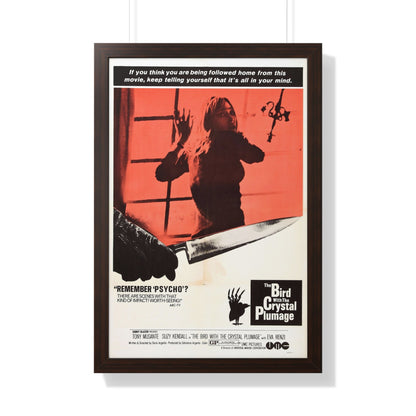 THE BIRD WITH THE CRYSTAL PLUMAGE (2) 1970 - Framed Movie Poster-20" x 30"-The Sticker Space