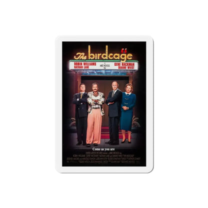 The Birdcage 1996 Movie Poster Refrigerator Magnet 2 Inch - The Sticker Space
