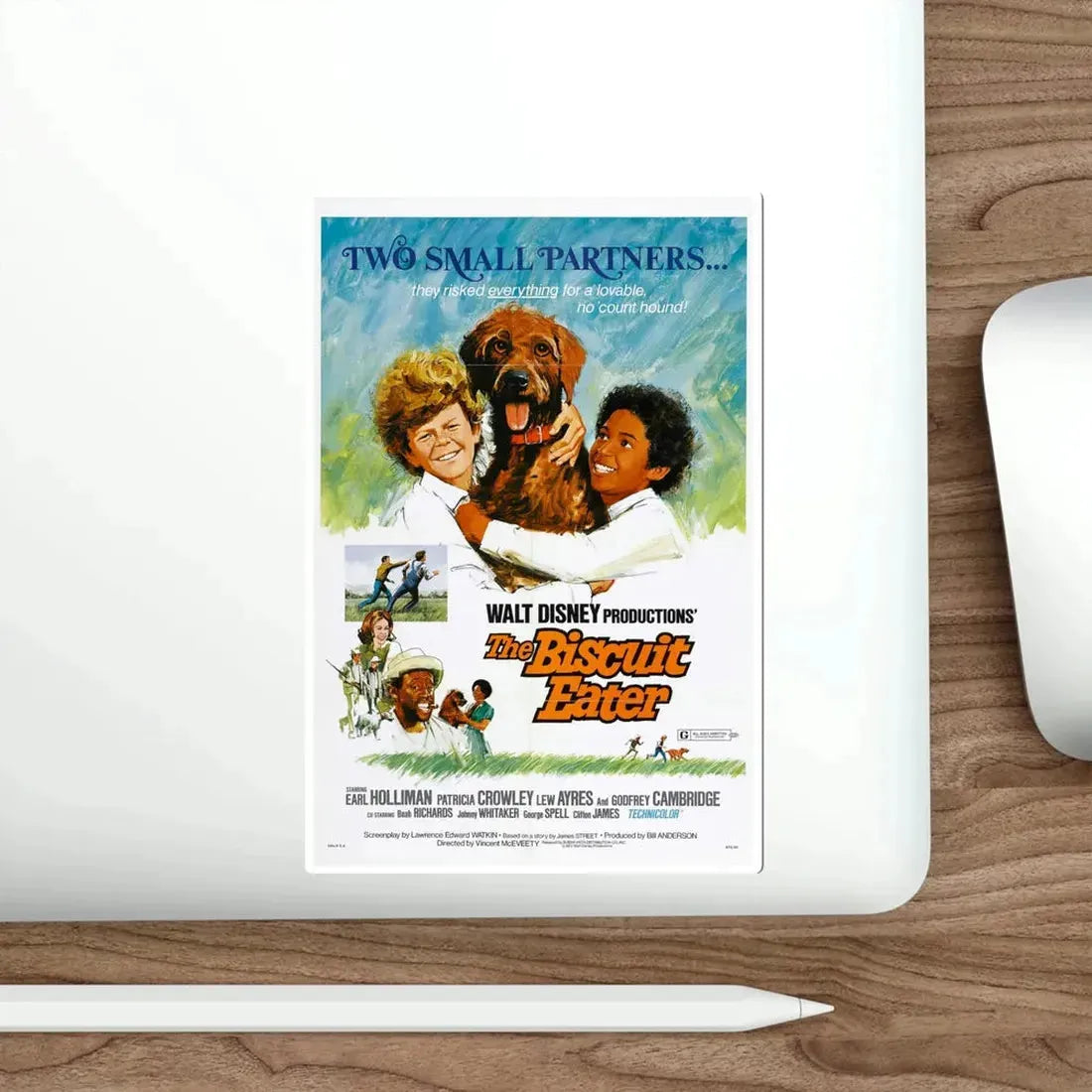 The Biscuit Eater 1972 Movie Poster STICKER Vinyl Die-Cut Decal - The Sticker Space