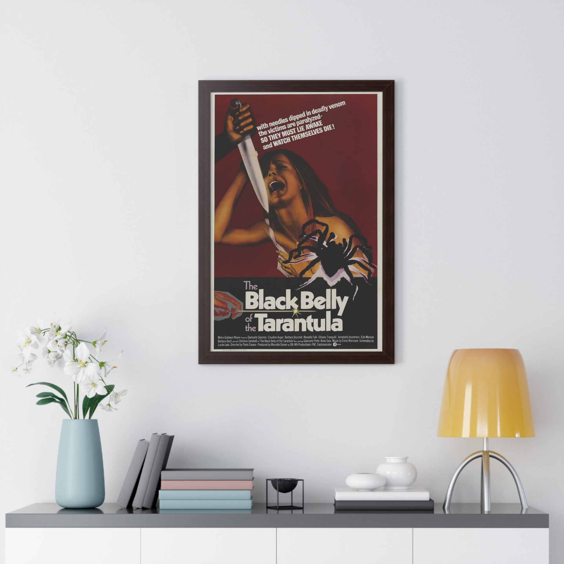 THE BLACK BELLY OF THE TARANTULA 1971 - Framed Movie Poster-The Sticker Space