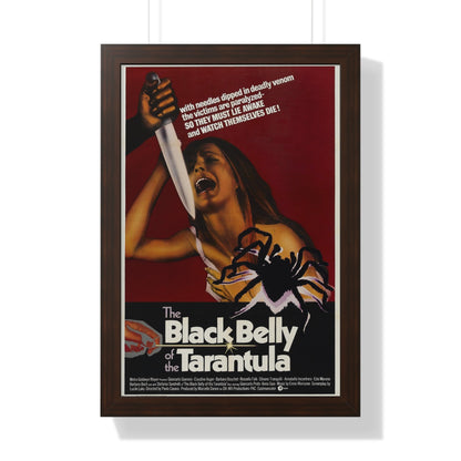 THE BLACK BELLY OF THE TARANTULA 1971 - Framed Movie Poster-16″ x 24″-The Sticker Space