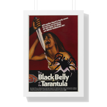 THE BLACK BELLY OF THE TARANTULA 1971 - Framed Movie Poster-16″ x 24″-The Sticker Space