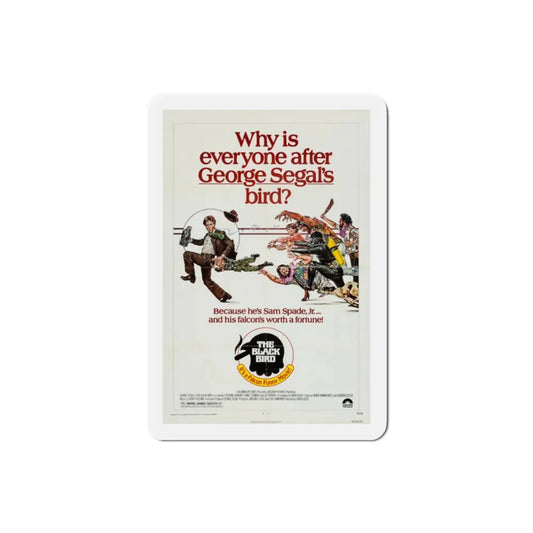 The Black Bird 1975 Movie Poster Refrigerator Magnet 2 Inch - The Sticker Space