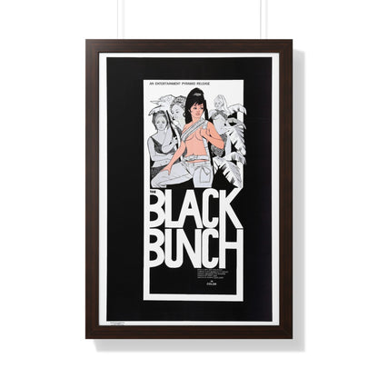 THE BLACK BUNCH 1972 - Framed Movie Poster-20" x 30"-The Sticker Space