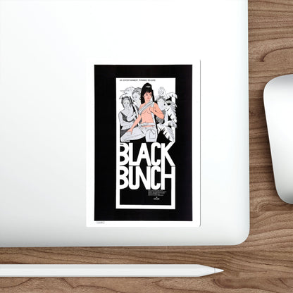 THE BLACK BUNCH 1972 Movie Poster STICKER Vinyl Die-Cut Decal-The Sticker Space