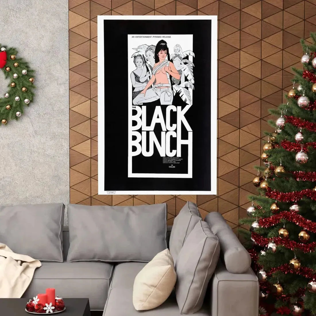 THE BLACK BUNCH 1972 - Paper Movie Poster - The Sticker Space