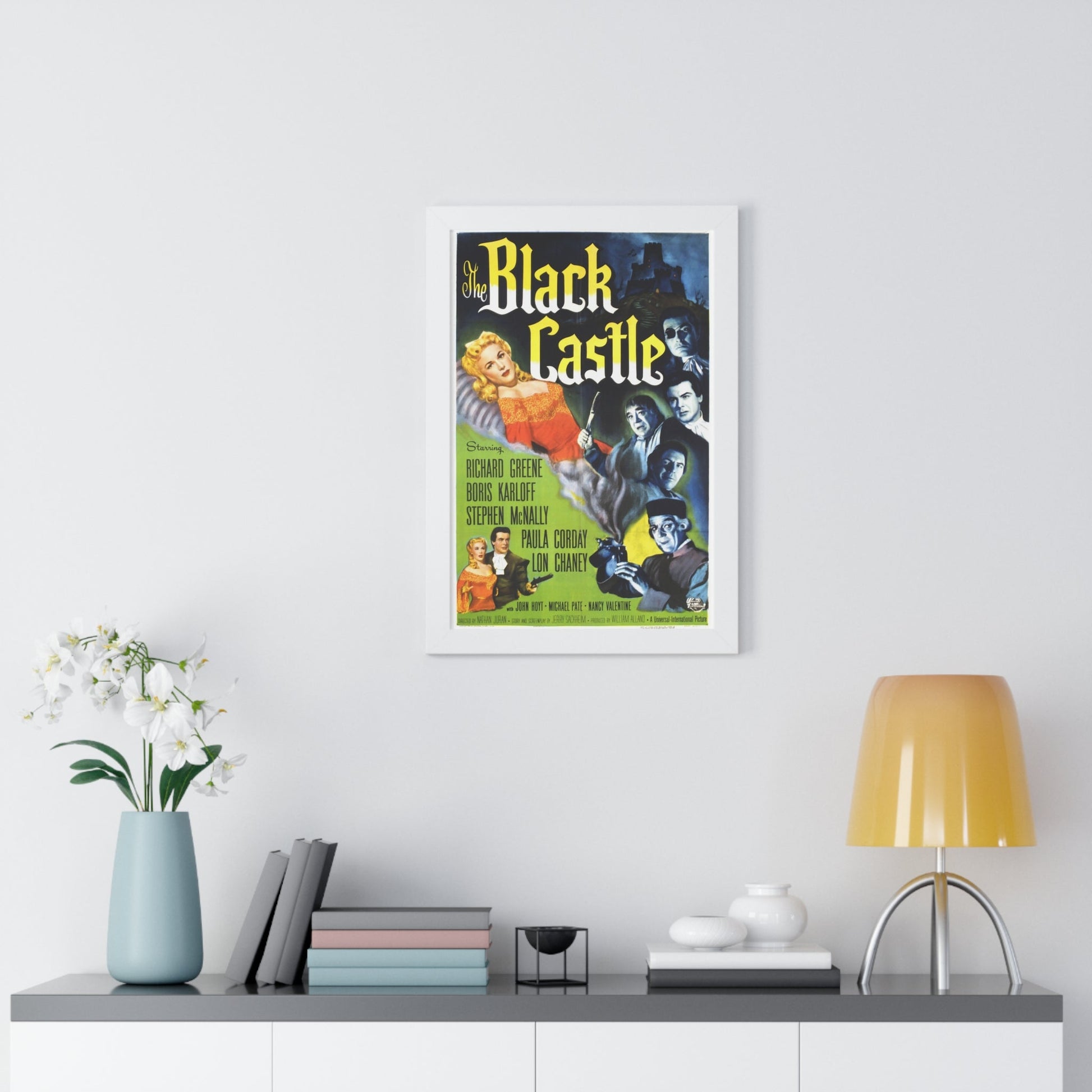 THE BLACK CASTLE 1952 - Framed Movie Poster-The Sticker Space