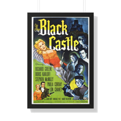 THE BLACK CASTLE 1952 - Framed Movie Poster-20" x 30"-The Sticker Space