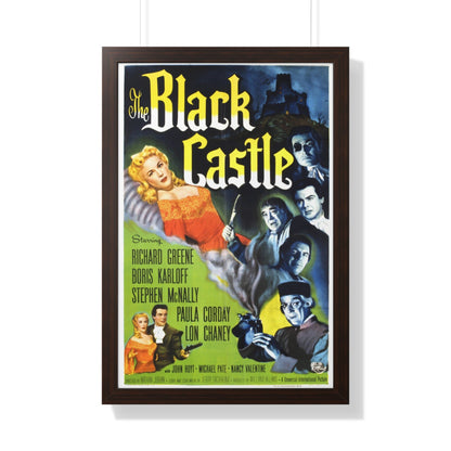 THE BLACK CASTLE 1952 - Framed Movie Poster-20" x 30"-The Sticker Space