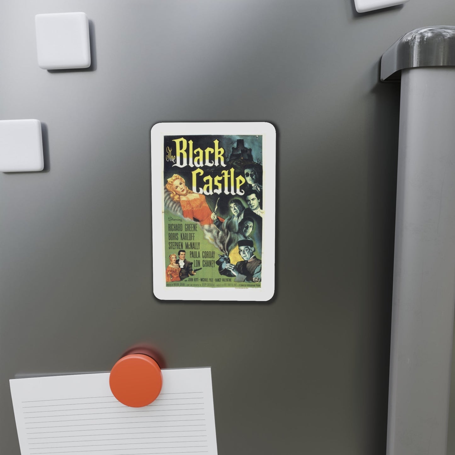 The Black Castle 1952 Movie Poster Die-Cut Magnet-The Sticker Space