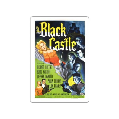 THE BLACK CASTLE 1952 Movie Poster STICKER Vinyl Die-Cut Decal 2 Inch - The Sticker Space